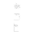 RAK Compact 2 Hole Corner Basin