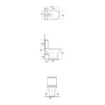 RAK Compact Full Access WC Pack with Soft Close Seat