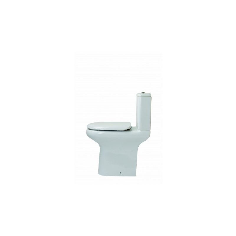 RAK Compact Deluxe 45cm High Back To Wall WC Pack with Seat