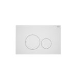 RAK Ecofix Round Dual Flush Plate Matt White
