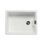 RAK Belfast Style Gourmet Sink 8 with Weir Overflow Alpine White
