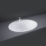 RAK Jessica 53cm Over Counter Wash Basin 1 Taphole No Overflow