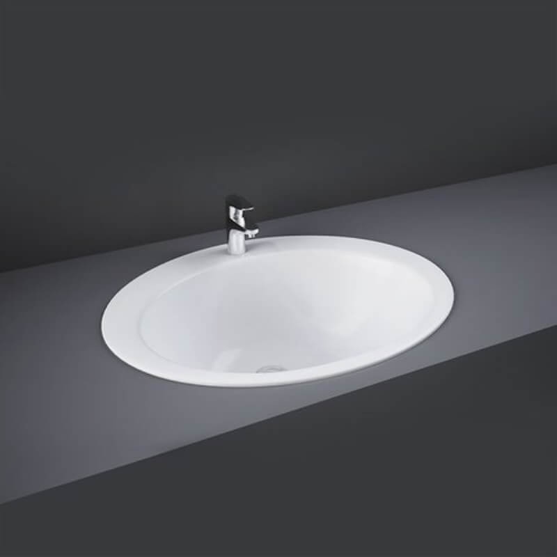 RAK Jessica 53cm Over Counter Wash Basin 1 Taphole RAK Jessica 53cm Over Counter Wash Basin 1 Taphole