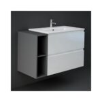 RAK Joy Wall Hung Open Storage Unit 200mm Grey