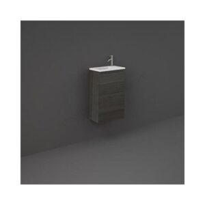 RAK Joy 40cm Wall Hung Vanity Unit Moka Walnut