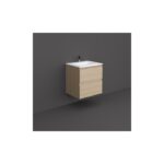 RAK Joy Wall Hung Vanity Unit 60cm Scandinavian Oak
