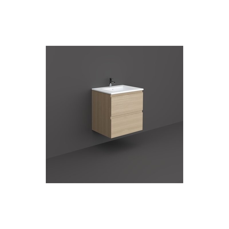 RAK Joy Wall Hung Vanity Unit 60cm Scandinavian Oak RAK Joy Wall Hung Vanity Unit 60cm Scandinavian Oak