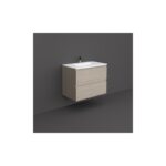 RAK Joy Wall Hung Vanity Unit 80cm Grey Elm