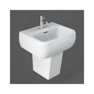 RAK Metropolitan 420mm 1 Hole Basin & Semi Pedestal