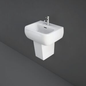 RAK Metropolitan 42cm Basin 2 Tap Holes