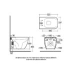 RAK Metropolitan Wall Hung Pan with Soft Close Seat