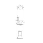 RAK Morning Full Access Rimless WC Pack with Soft Close Seat