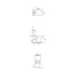 RAK Morning Full Access Rimless Close Coupled WC Pan