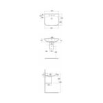 RAK Origin 65cm Basin 1 Taphole