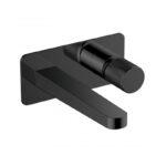 RAK Amalfi Wall Basin Mixer Matt Black