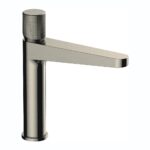 RAK Amalfi Medium Height Basin Mixer No Waste Brushed Nickel