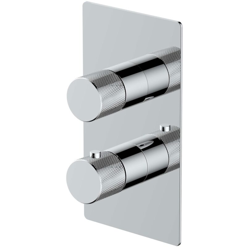 RAK Amalfi Single Outlet, 2 Handle Thermostatic Valve Chrome RAK Amalfi Single Outlet, 2 Handle Thermostatic Valve Chrome