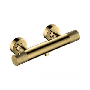 RAK Amalfi Thermostatic Bar Shower Valve Brushed Gold