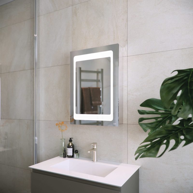 RAK Aphrodite 500x700mm Recessable Illuminated Mirror Cabinet