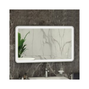 RAK Art Soft LED Illuminated Mirror with Demister 600x1000mm Chrome