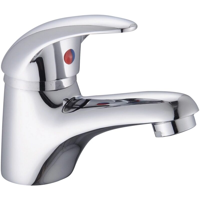 RAK Basic Mini Mono Basin Mixer with Clicker Waste