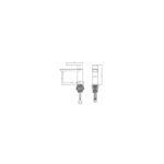 RAK Blade Mini Mono Basin Mixer with Clicker Waste