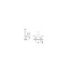 RAK Blade Wall Mounted Exposed Thermostatic Bath Shower Mixer