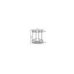 RAK Double Corner Basket, Round Front