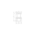 RAK Click Clack Basin Waste Un-Slotted
