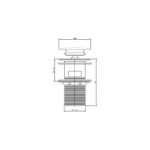 RAK Porcelain Click Clack Basin Slotted Waste White