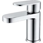 RAK Compact Eco Round Mono Basin Mixer with Clicker Waste Chrome