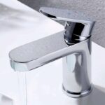 RAK Compact Eco Round Mono Basin Mixer with Clicker Waste Chrome