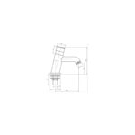 RAK Compact Commercial Non Concussive Basin Tap