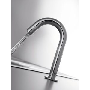 RAK Compact Commercial Tall Curved Deck Mounted Infra Red Tap