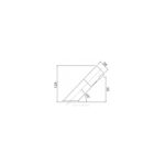 RAK Compact Commercial Angled Deck Mounted Infra Red Tap