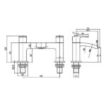 RAK Curve Bath Filler Tap