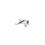 RAK Cubis Wall Mounted Basin Mixer with Back Plate