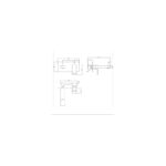 RAK Cubis Wall Mounted Basin Mixer with Back Plate