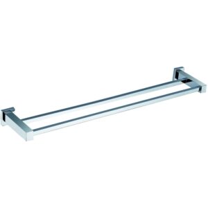 RAK Cubis Double Towel Rail Chrome