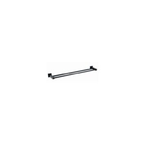 RAK Cubis Double Towel Rail Black