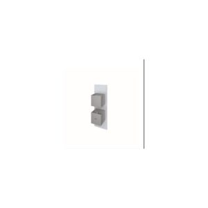 RAK Feeling Square Single Outlet Thermostatic Shower Valve Cappuccino