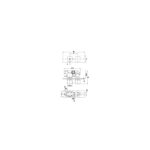 RAK Feeling Square Single Outlet Thermostatic Shower Valve Cappuccino