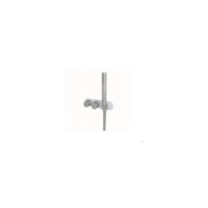 RAK Feeling Round Horizontal Dual Outlet Valve with Wall Outlet Grey