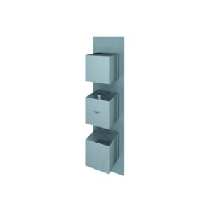 RAK Feeling Square Dual Outlet Thermostatic Shower Valve Grey