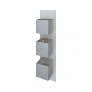 RAK Feeling Square Dual Outlet Concealed Shower Valve Greige
