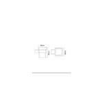 RAK Moon Single Tumbler Chrome