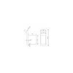 RAK Moon Robe Hook Chrome