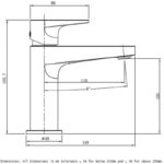 RAK Ischia Standard Basin Mixer Brushed Nickel