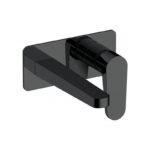 RAK Ischia Wall Mounted Basin Mixer Matt Black