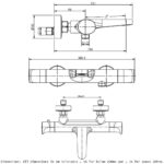 RAK Exposed Thermostatic Bath Shower Mixer Chrome